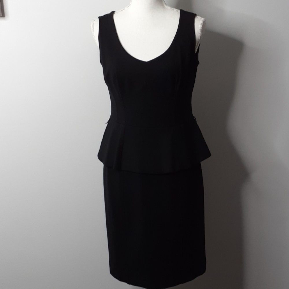 NANETTE LEPORE MARMALADE   PEPLUM  DRESS